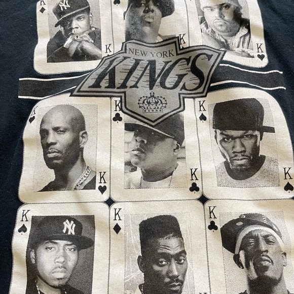 Label 3 Forty New York Kings Tee Shirt. Classic Gangster Kings - Picture 1 of 2